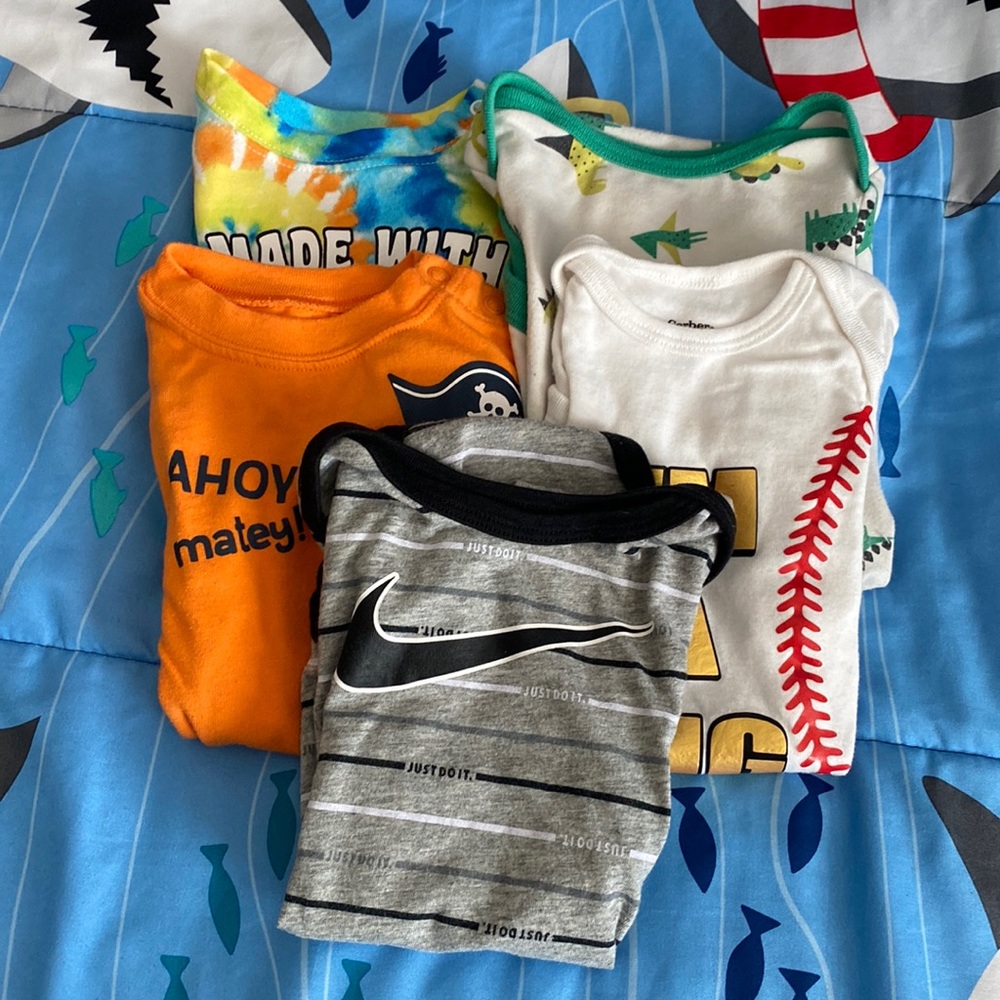 Singlets / Bodysuits / 5 Pieces / Boys